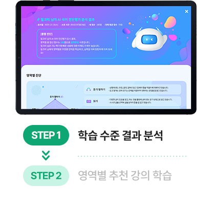 STEP1 학습 수준 결과 분석