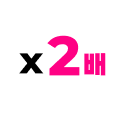 x2배