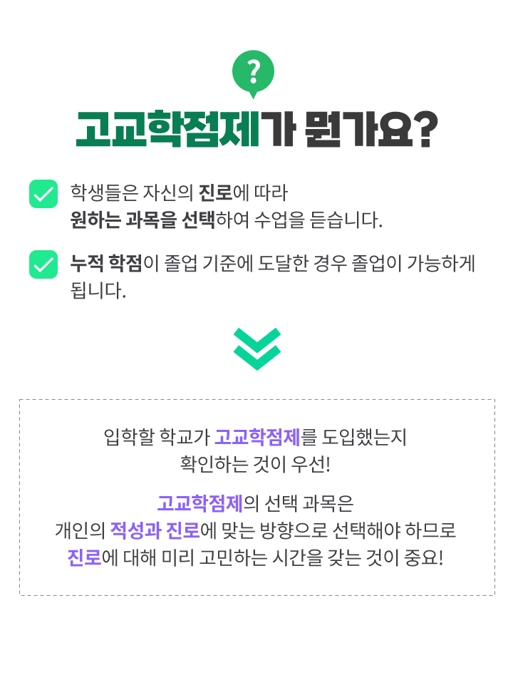 고교학점제가 뭔가요?