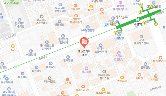 서울 지역 지도
