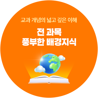 교과 개념의 넓고 깊은 이해 : 전 과목 풍부한 배경지식
