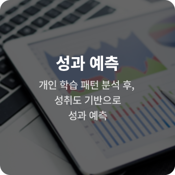 성과 예측 개인 학습 패턴 분석 후,  성취도 기반으로 성과 예측