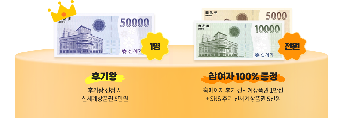 1�� �ı�� �ı�� ���� �� �ż����ǰ�� 5���� / ���� ������ 100% ���� Ȩ������ �ı� �ż����ǰ�� 1���� + SNS �ı� �ż����ǰ�� 5õ��