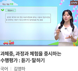 과체중, 과정과 체험을 중시하는 수행평가 : 듣기·말하기 국어 김영하