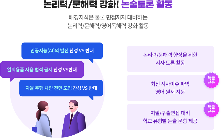 논리력/문해력 강화! 논술토론 활동