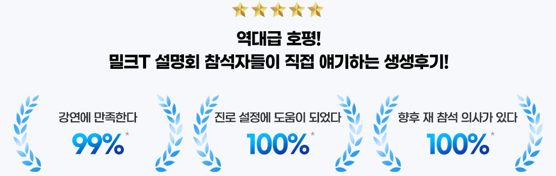 역대급 호평! 밀크T 설명회 참석자들이 직접 얘기하는 생생후기!